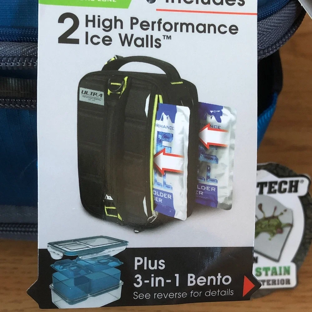 Ultra Insulated Lunch Bag with Ice Packs